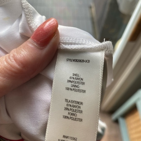 Olsenboye high low flower skirt with ruffled hem - Picture 4 of 7